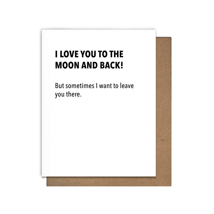 Moon & Back card