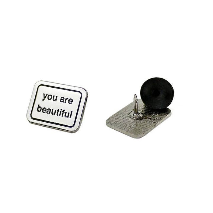 You Are Beautiful Enamel Pin