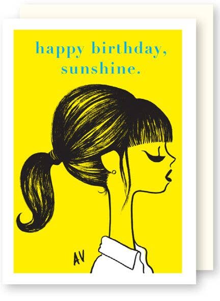 Sunshine Birthday Enclosure Card
