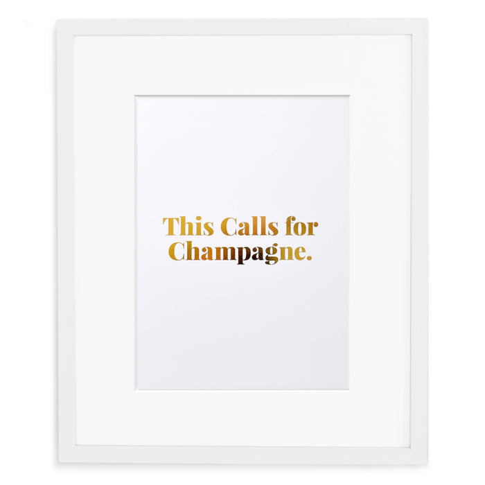 Bubbles Gold Foil Art Print