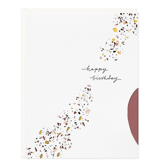 Happy Birthday Terrazzo Card