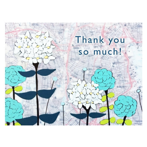 Thank You So Much! Flower Card