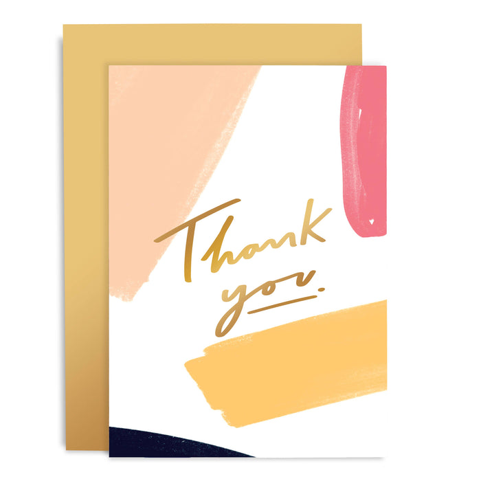 Thank You Brushworks Card