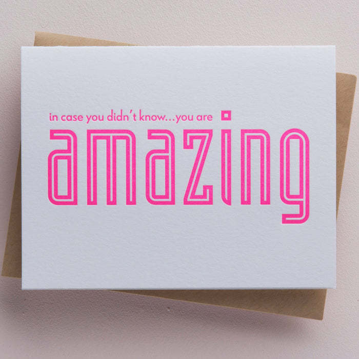You Are Amazing Card- Graduation Card