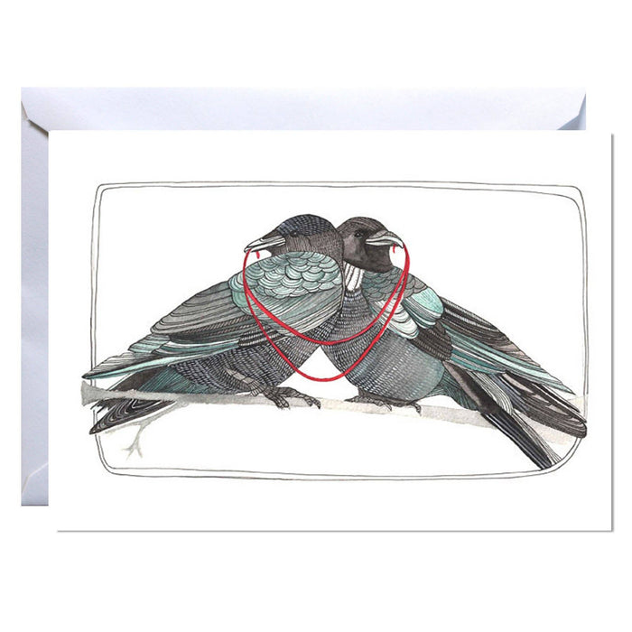 Two Crows Card