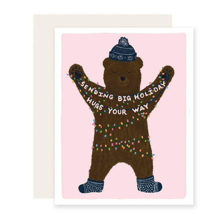 Big Holiday Bear Hugs Card