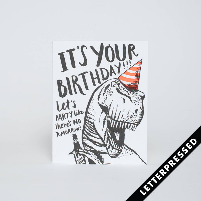 T-Rex Birthday Card