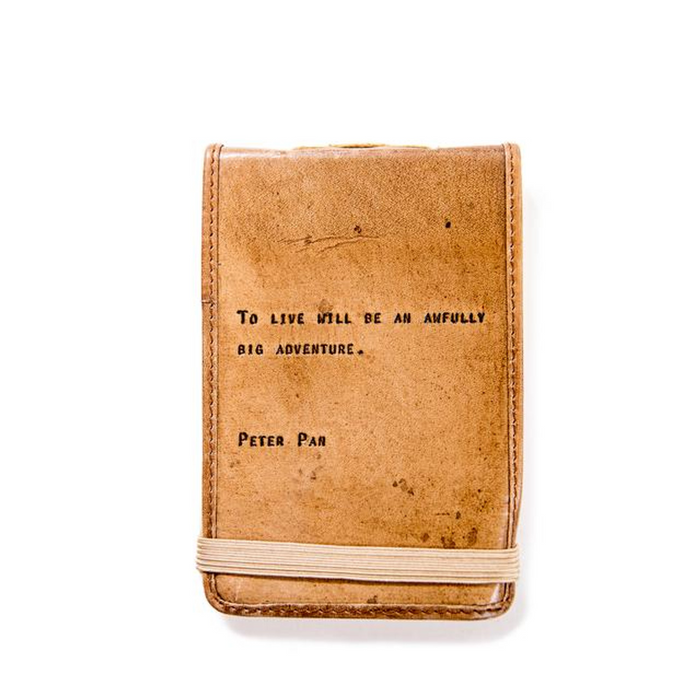 Blank Leather Journals with Engraved Quotes