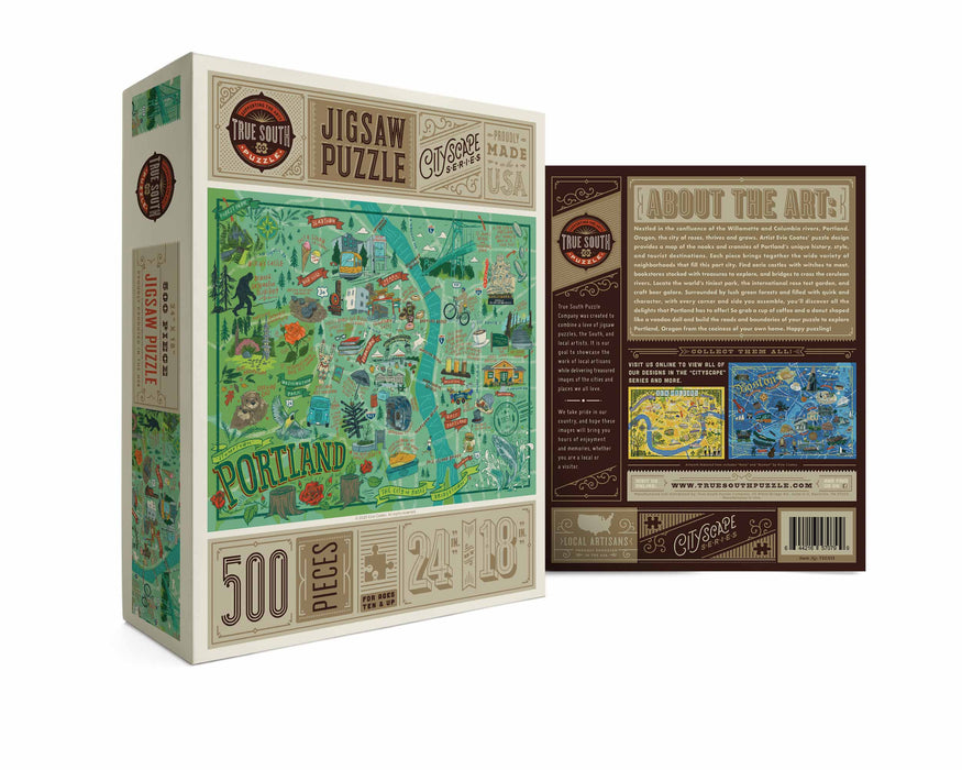 Portland Illustrated Puzzle