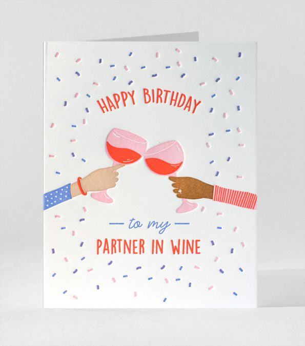 Partner In Wine Card