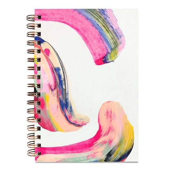 Candy Swirl Painted Notebook
