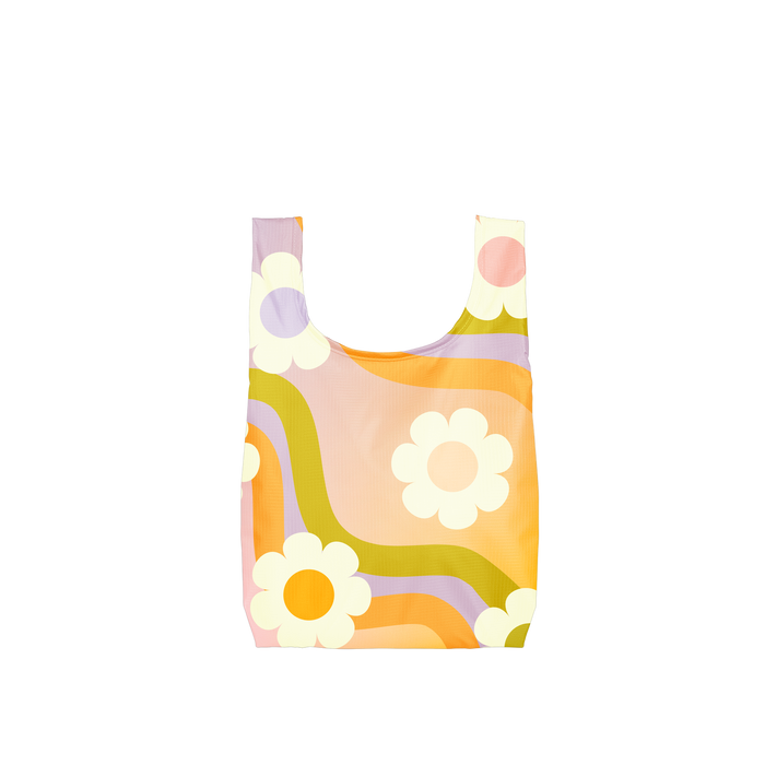 Wavy Daisy Small Reusable Bag