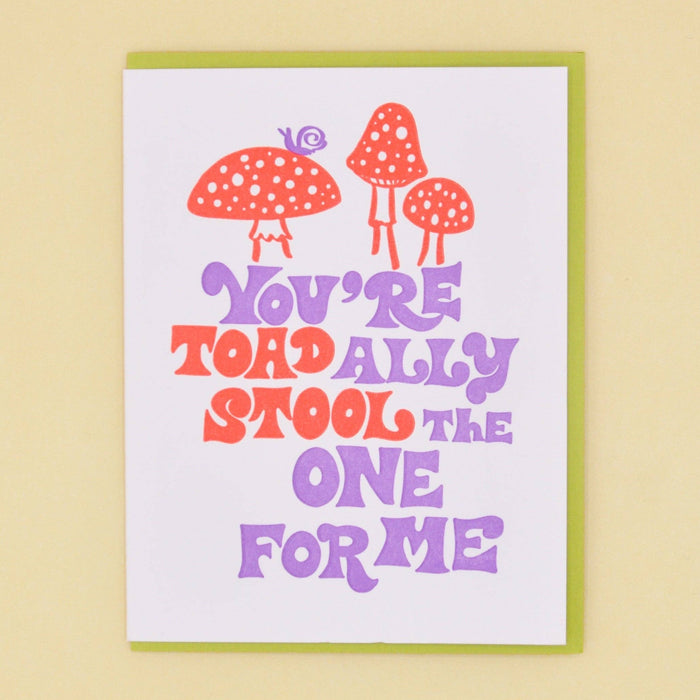 Toadally Stool Card