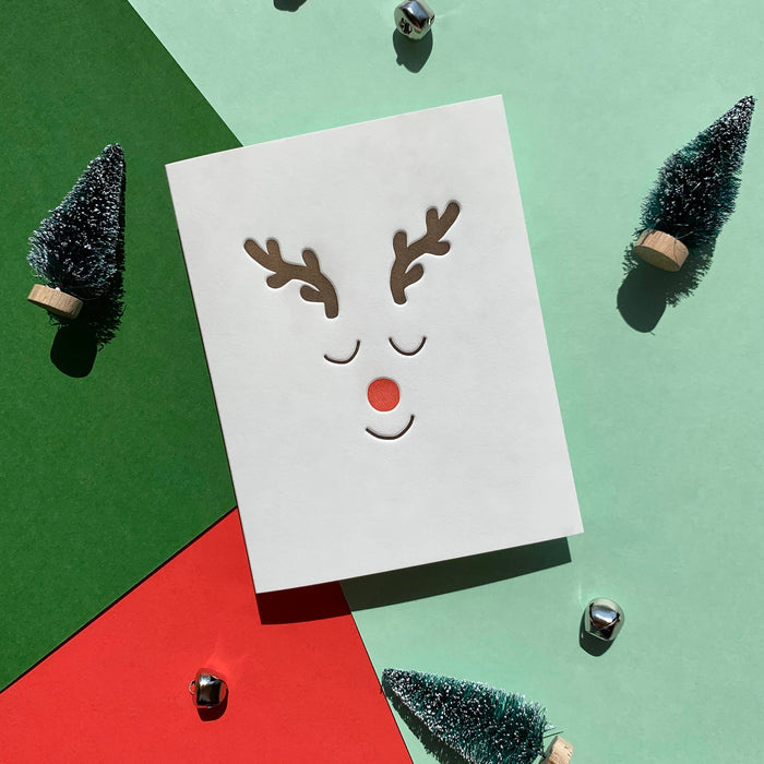 Rudolph - Winter Holidays card