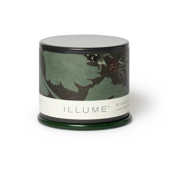 Blackberry Absinthe Demi Tin Candle