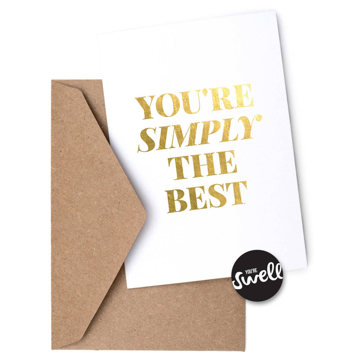 You're Simply The Best Card