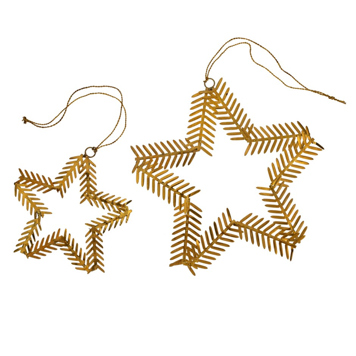 Golden Star Ornaments
