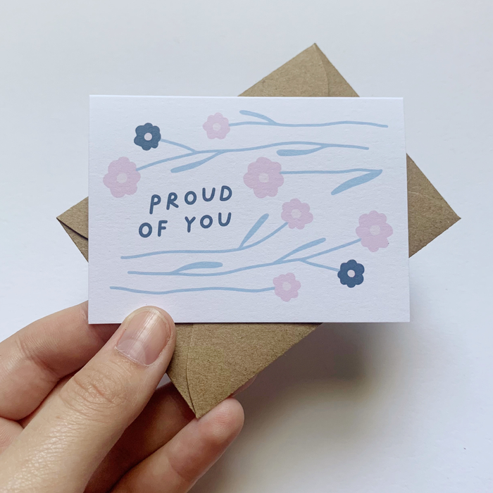 Proud of You Tiny Enclosure Card