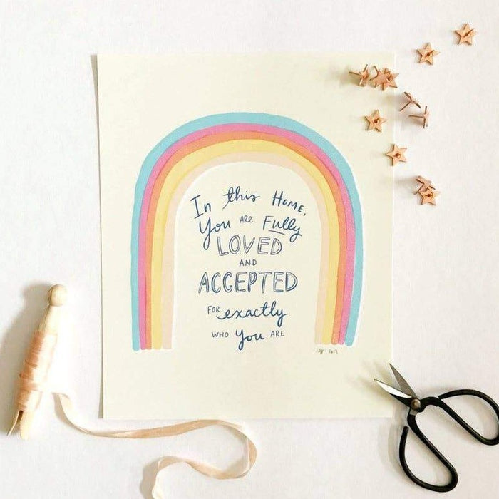 Loved Art Print