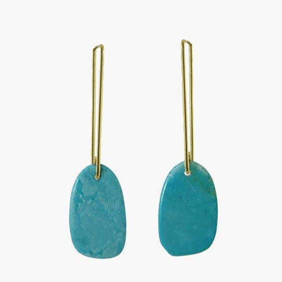 Howlite Slice Dangles