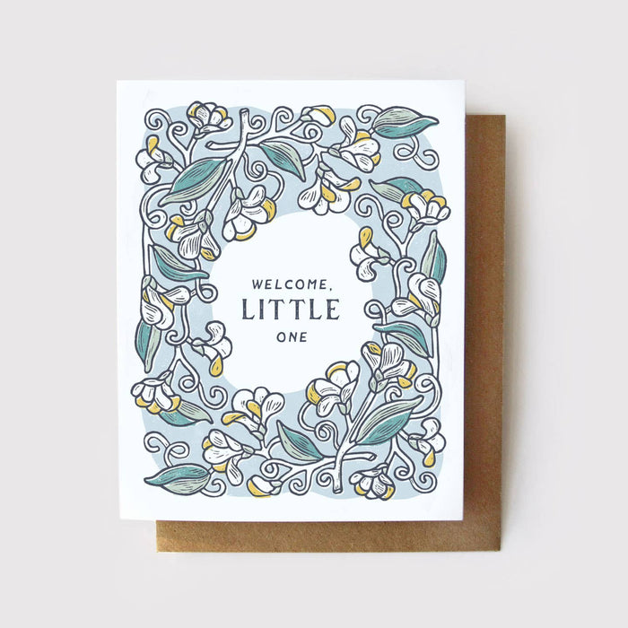 Welcome, Little One Card - Eco Friendly Baby Card