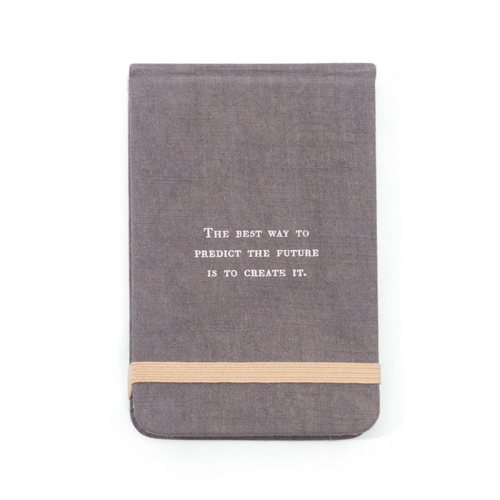 The Best Way Abraham Lincoln Fabric Notebook
