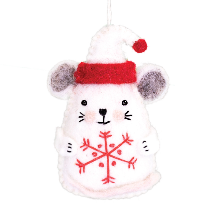 Snowflake Mouse Ornament