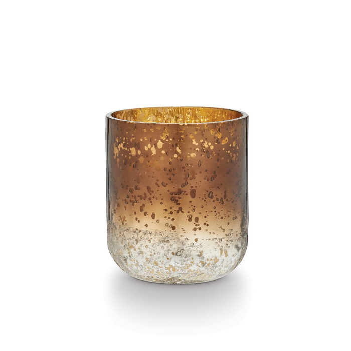 Woodfire Radiant Metal Candle