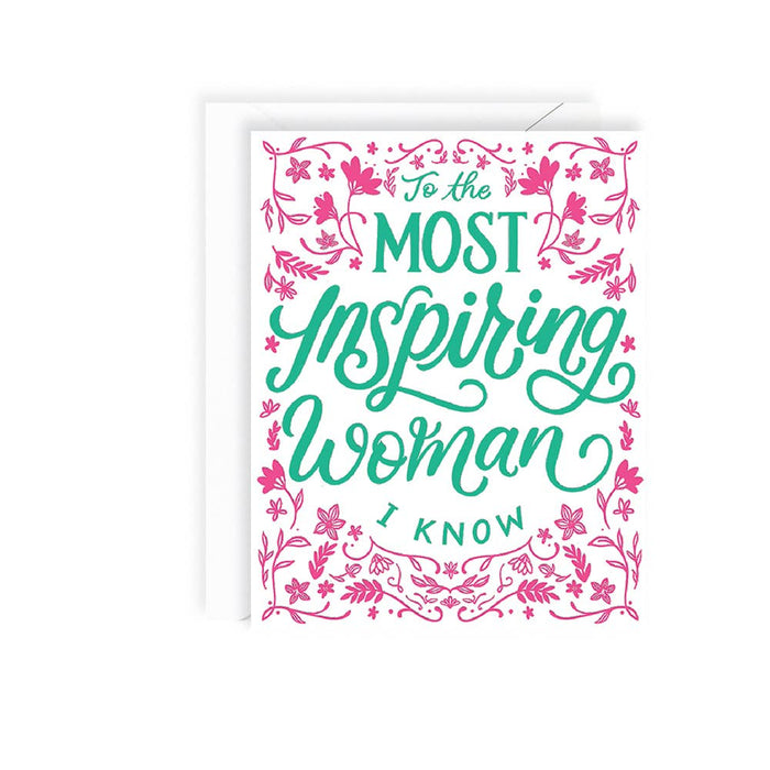 Most Inspiring Woman Card