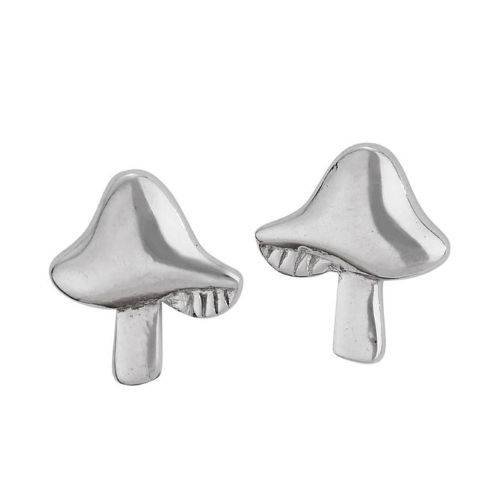 Toadstool Sterling Silver Stud Earrings