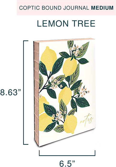 Lemon Tree Coptic-Bound Journal