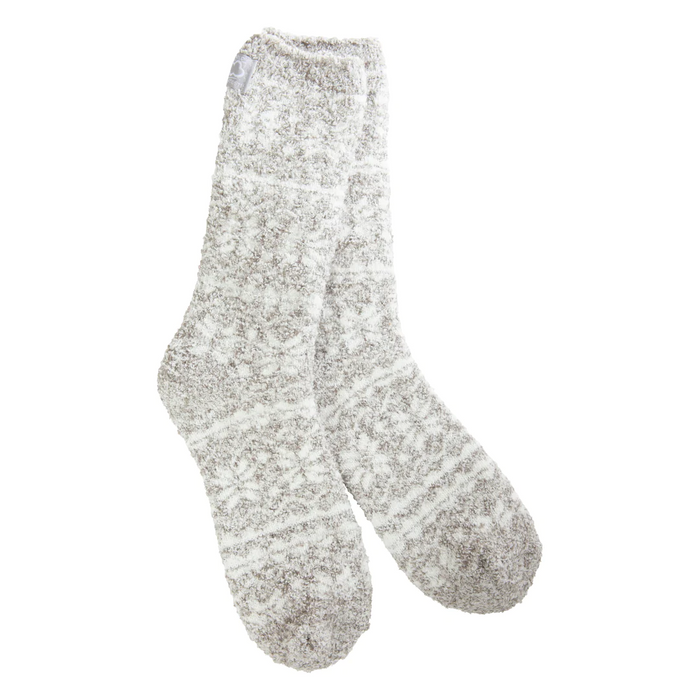 Fair Isle Cozy Crew Socks