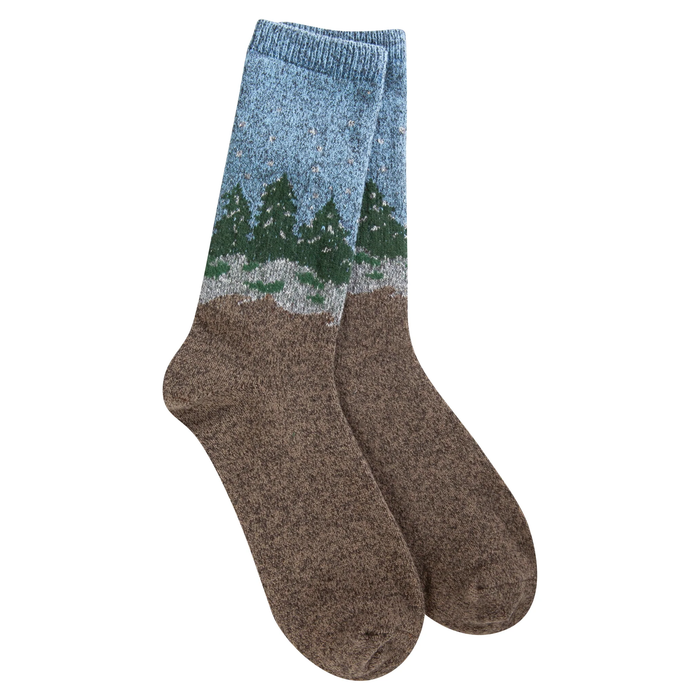 Winter Forest Socks