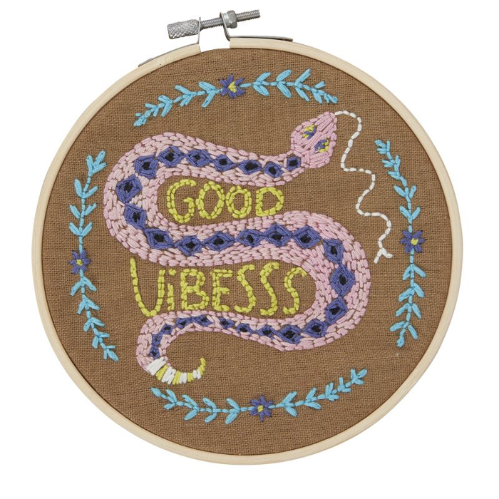 Good Vibes DIY Embroidery Kit