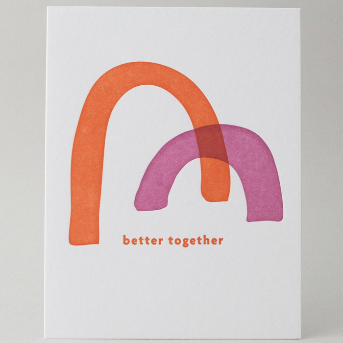 Better Together Letterpressed Card