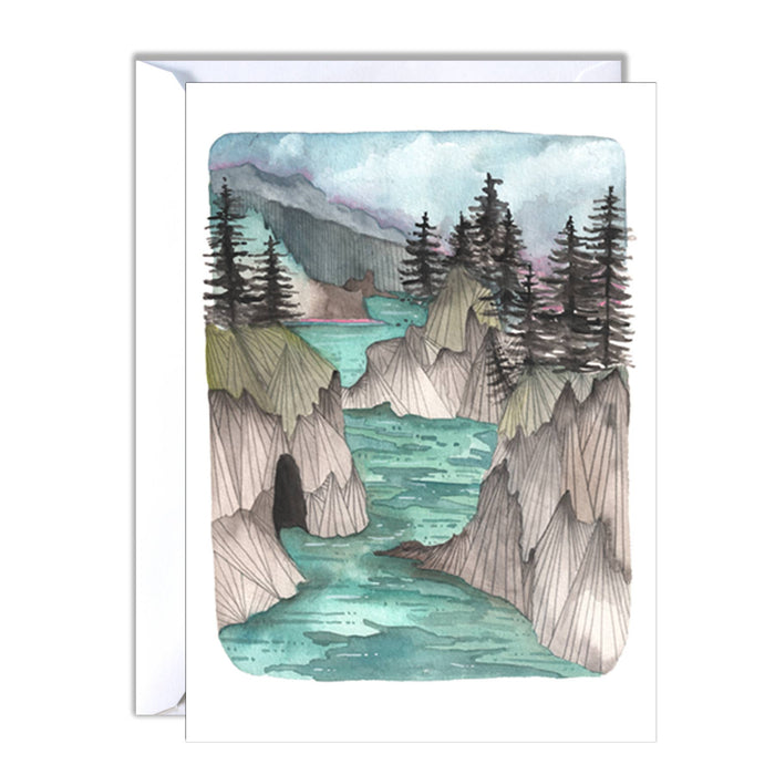 Natural Bridge Blank Greeting Card