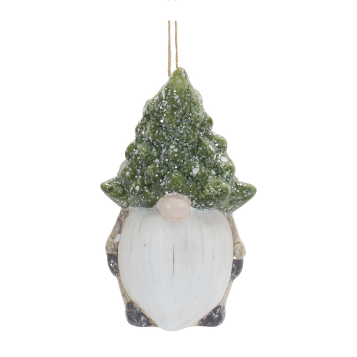 Gnome With Tree Hat Ornament