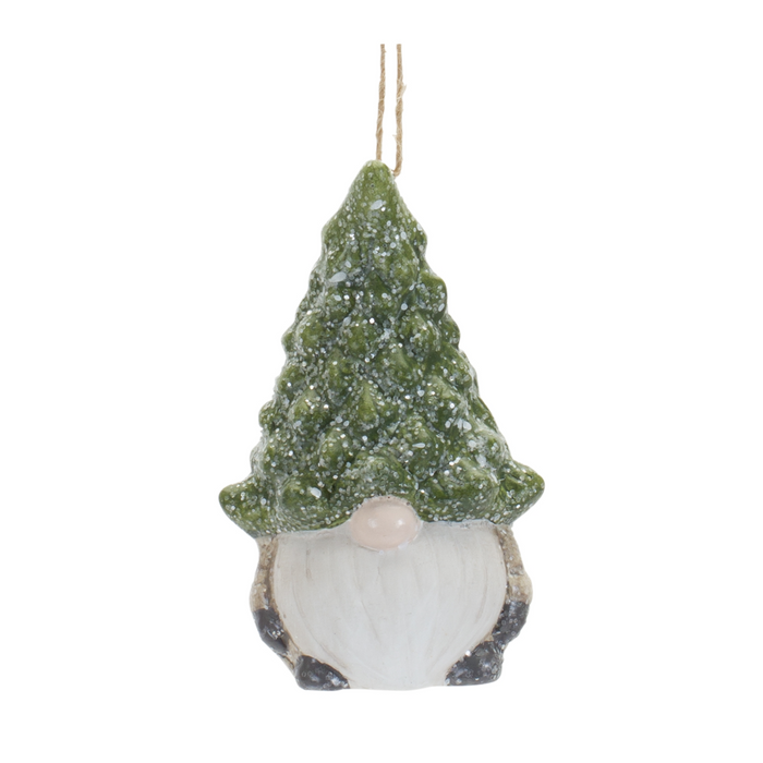 Gnome With Tree Hat Ornament