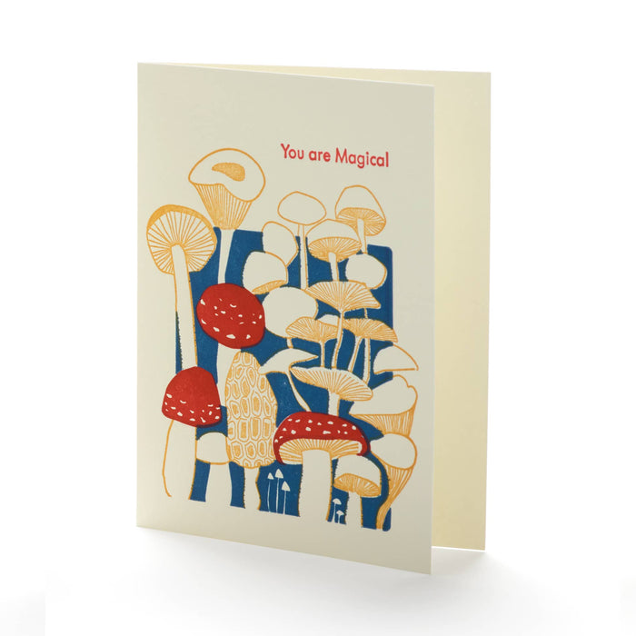 You Are Magical Mushroom Birthday Card