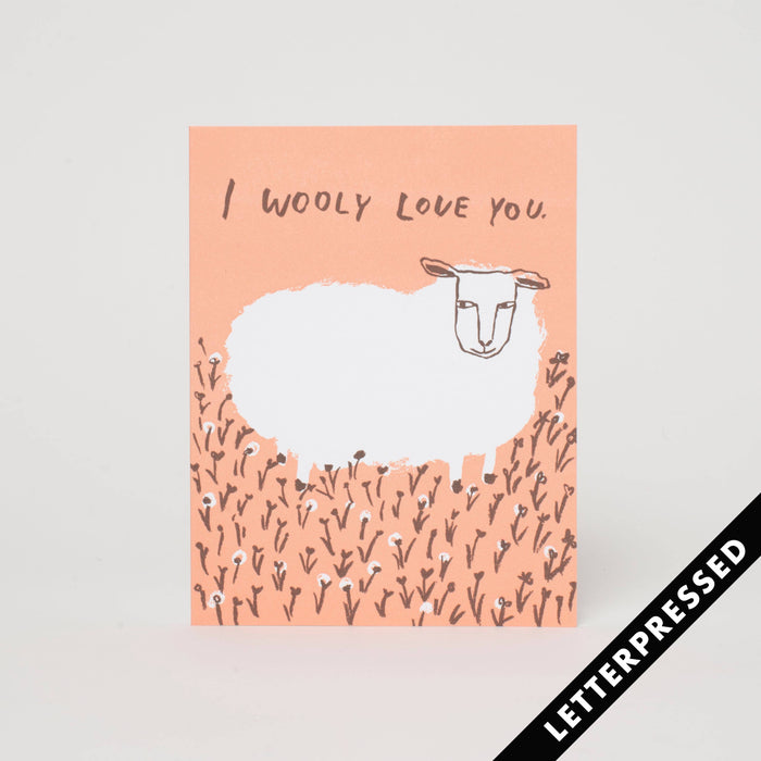 Wooly Love You Sheep Card