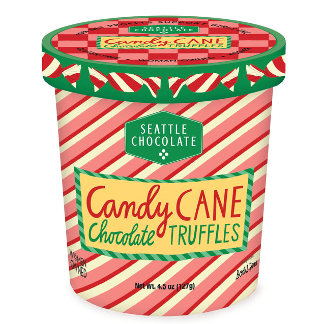 Peppermint (Candy Cane) Truffle Pint - 4.5oz