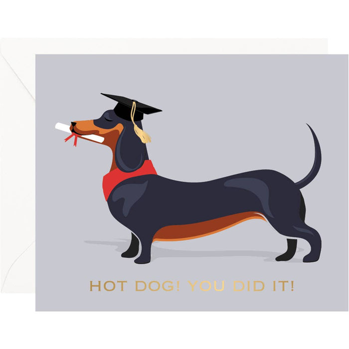 Hot Dog Grad  Card