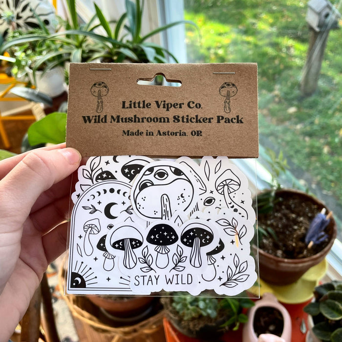 Wild Mushroom Sticker Pack