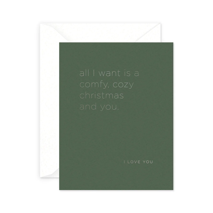 Comfy Cozy Christmas Greeting Card