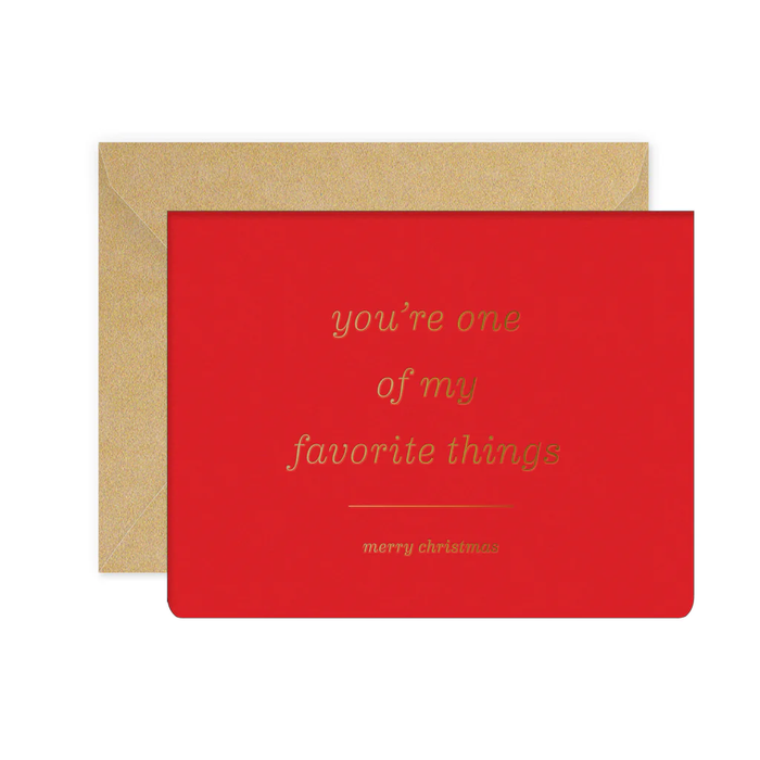 Favorite Thing Christmas Card