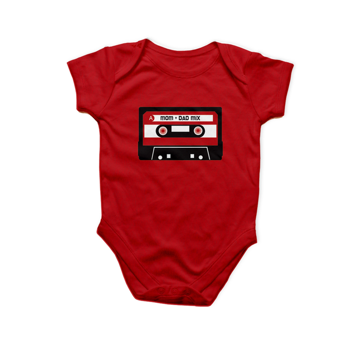 Mix Tape Baby Onesie