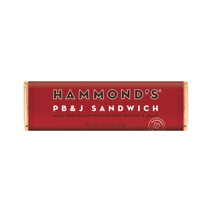 PB & J Sandwich Milk Chocolate Candy Bar