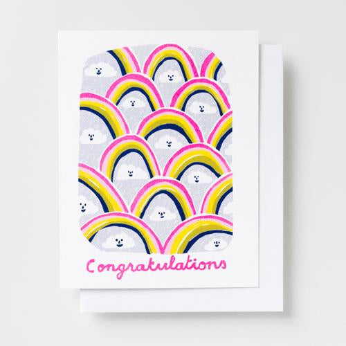 Congratulations Clouds Card