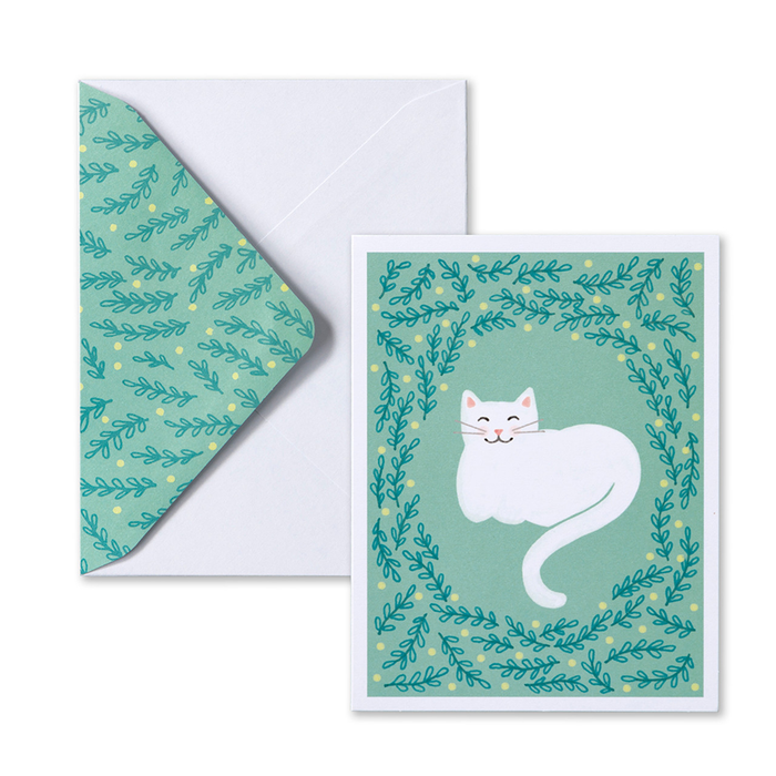 Cuddly Cat Boxed Blank Note Cards