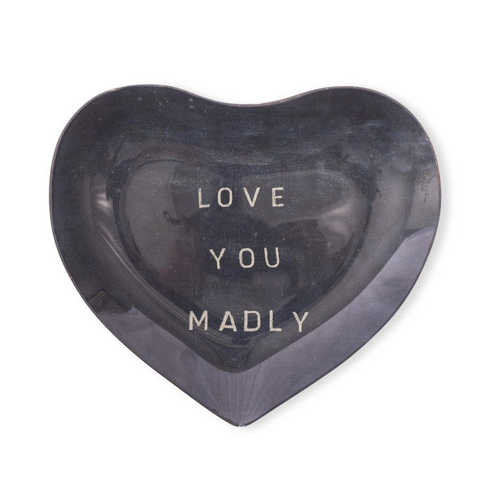 Heart Decoupage Plate